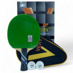 Ракетка для настільного тенісу 729 Very 6 green + black rubber