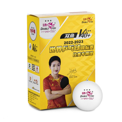 Мячи Double Fish V40+ ITTF 3*** (6 шт)