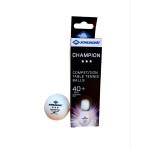 Мячи Donic-Schildkrot Champion 40+ 3* (ITTF) white (3шт)