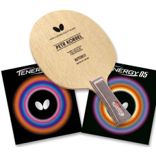 Сборная ракетка Butterfly Petr Korbel (Japan) + Tenergy 05 2.1 + Tenergy 19 2.1